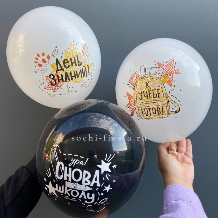 Воздушный шар к 1 сентября в Кемерово