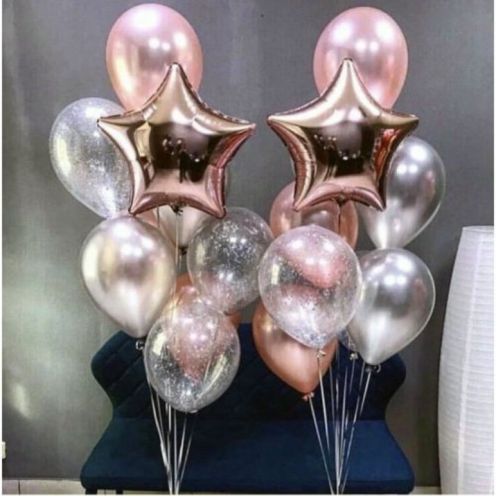 Фонтаны шаров "Дубль старт" в Кемерово