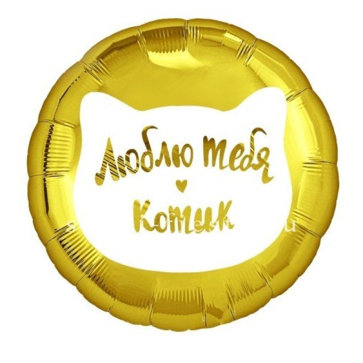 Фольгированный шар "Люблю тебя, Котик" в Кемерово