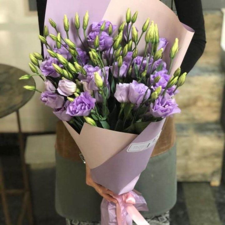 Букет эустом "Лило" в Кемерово