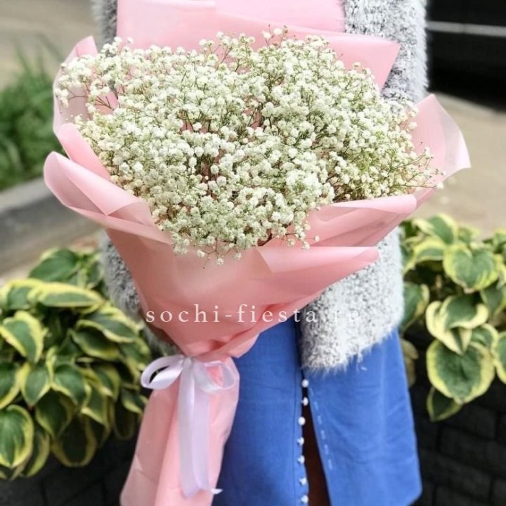 Белоснежные гипсофилы в Кемерово