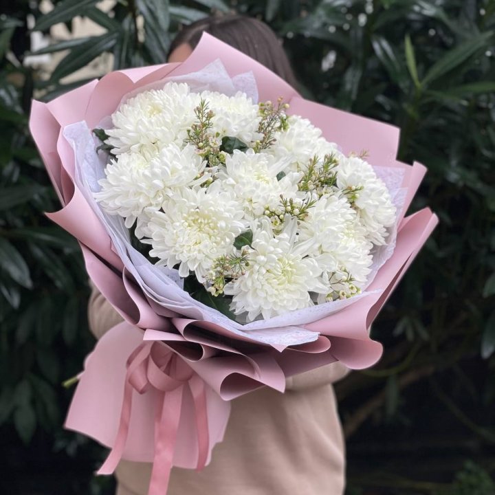 Букет хризантем №1 в Кемерово