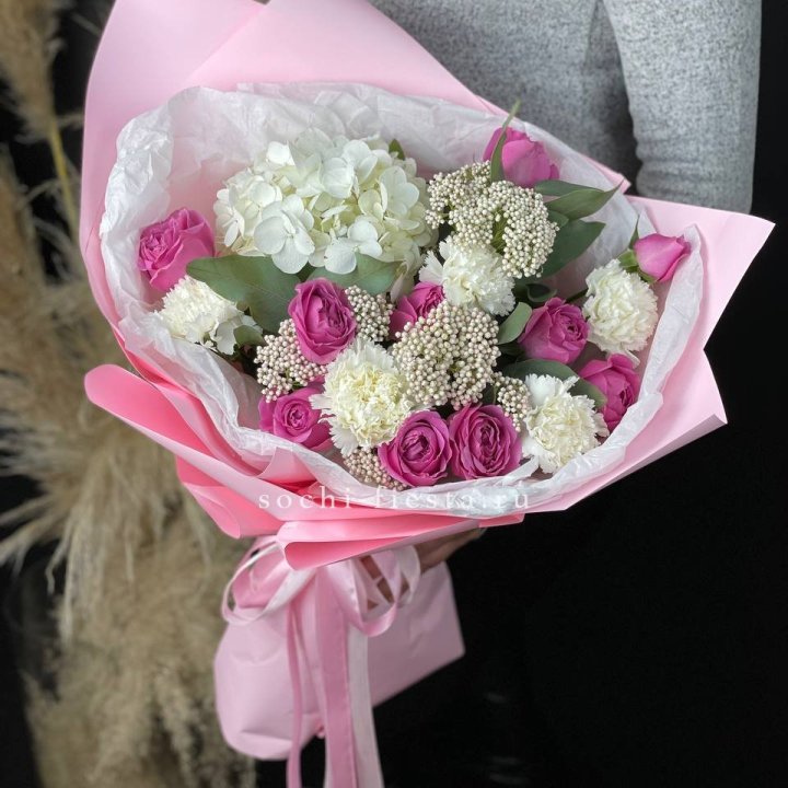 Букет с мисти бабблс №1 в Кемерово