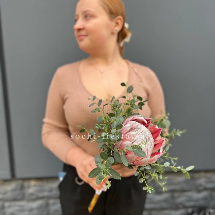 Свадебный букет "Протея" в Кемерово