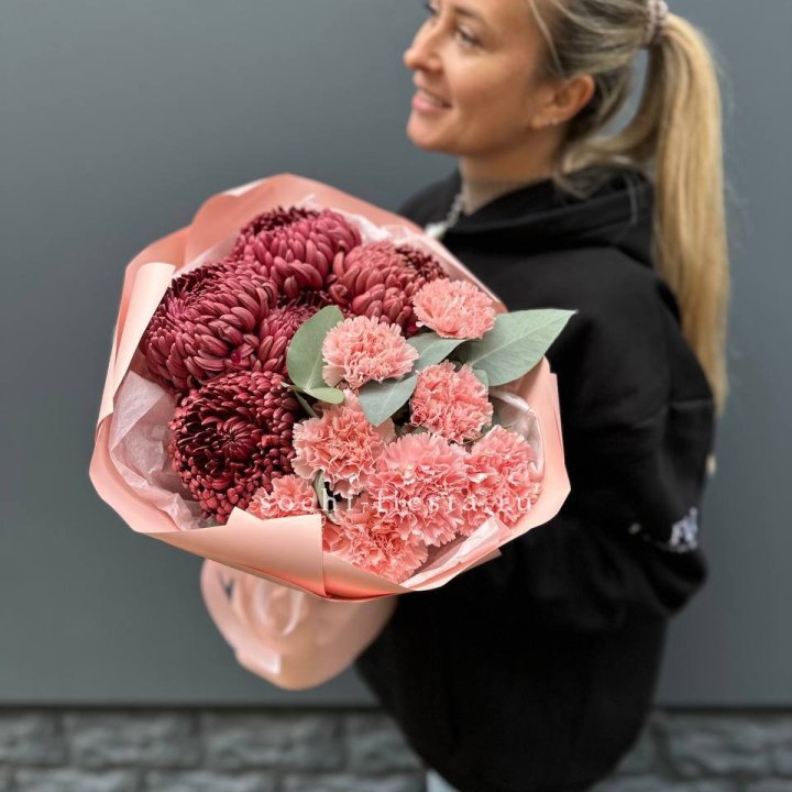 Дуо диантусы и бигуди в Кемерово