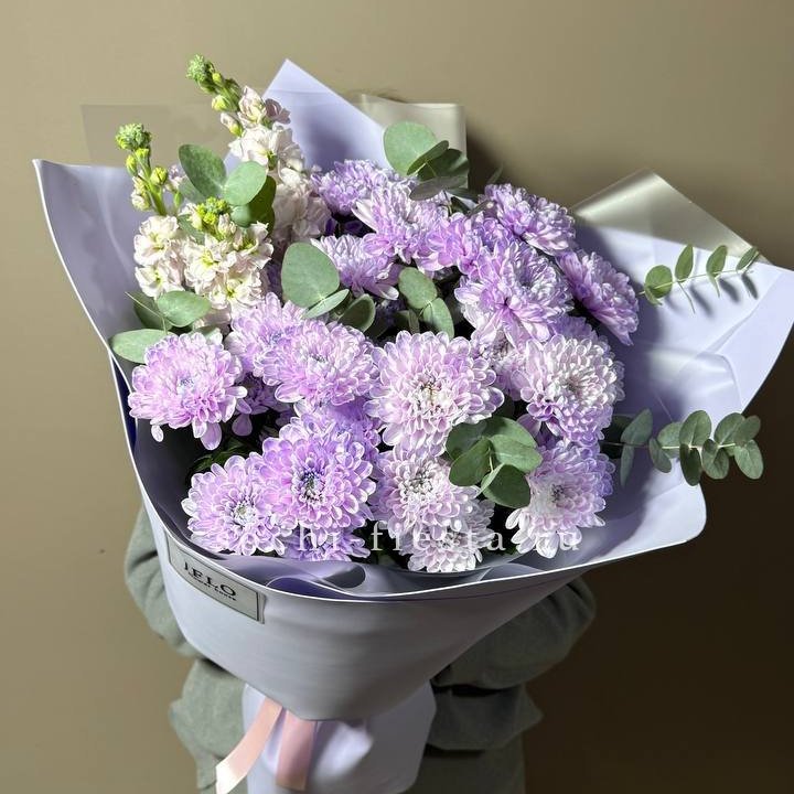 Дуо хризантема и маттиола в Кемерово