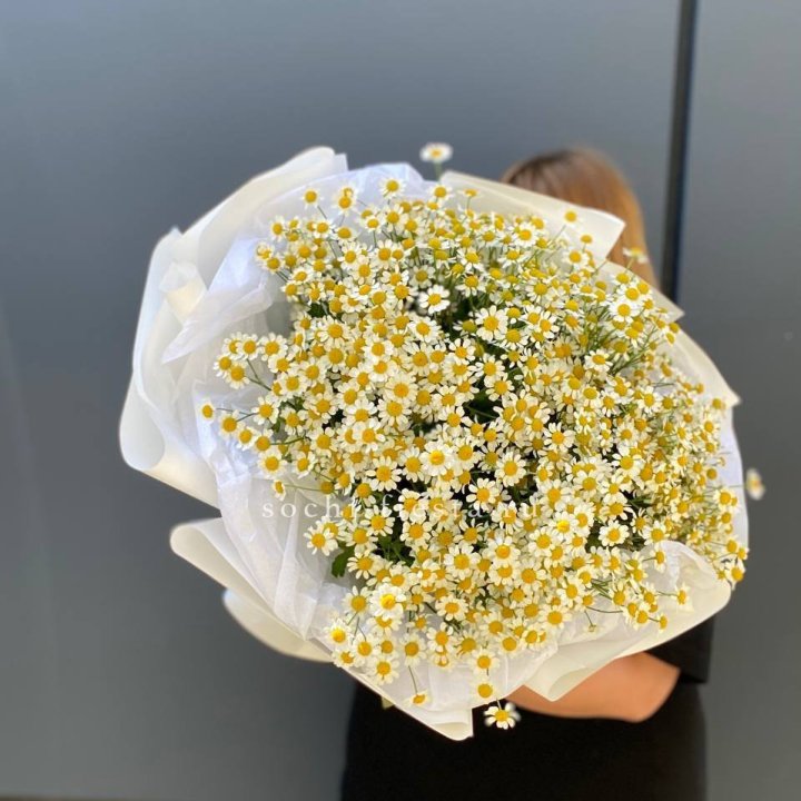 Букет ромашек "Фемели" в Кемерово