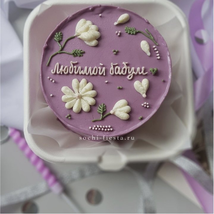 Бенто-торт "Любимой бабуле" в Кемерово