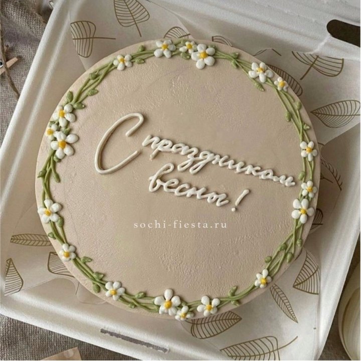 Бенто-торт "C праздником весны!"  в Кемерово