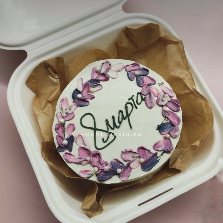 Бенто-торт "8 марта цветы"  в Кемерово
