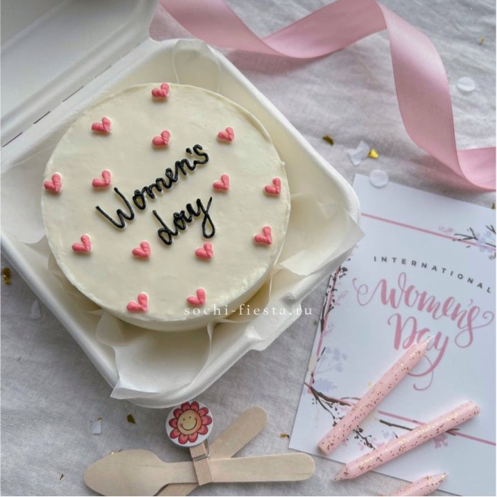 Бенто-торт "Дорогим женщинам"  в Кемерово