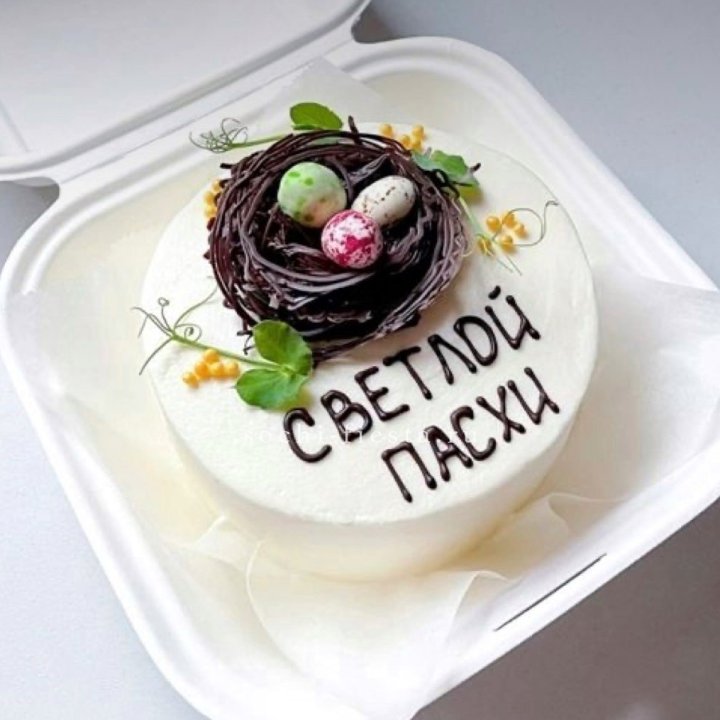 Бенто-торт "Светлой Пасхи" 1 в Кемерово