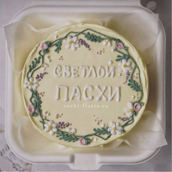 Бенто-торт "Светлой Пасхи" 2 в Кемерово