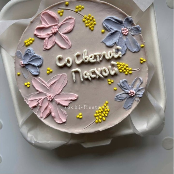 Бенто-торт "Светлой Пасхи" 3 в Кемерово