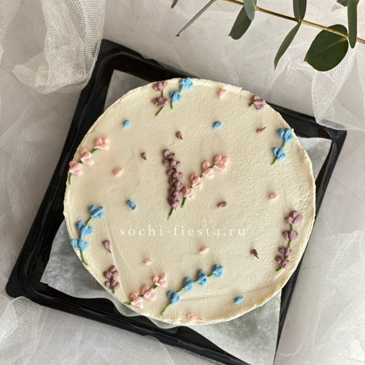 Бенто-торт "Лаванда" в Кемерово