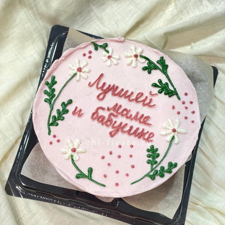 Бенто-торт "Лучшей маме и бабушке"  в Кемерово