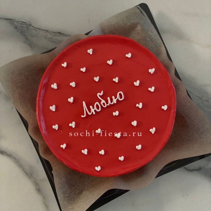 Бенто-торт "Люблю" в Кемерово