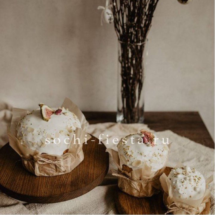 Кулич мини с изюмом в Кемерово