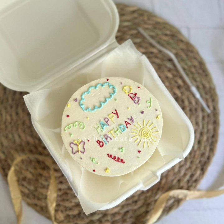 Бенто-торт "С днем рождения!"  в Кемерово