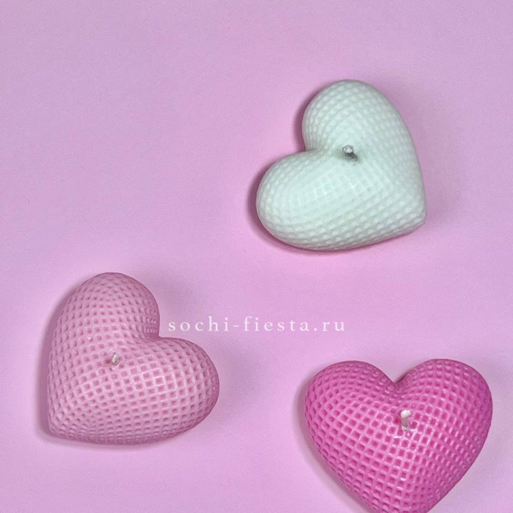 Набор свеч сердец в Кемерово
