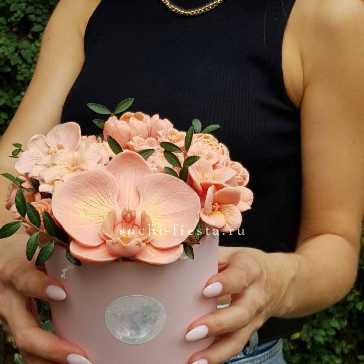 Шоколадный букет Орхидей в Кемерово