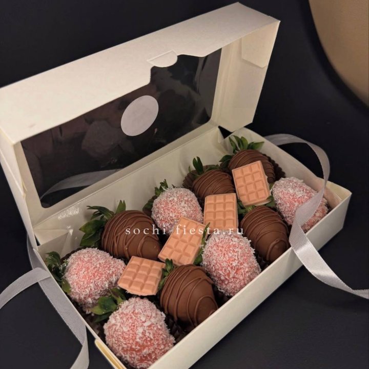 Клубника в шоколаде 10 ягод №2 в Кемерово