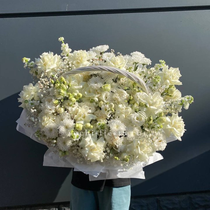 Корзина "Белоснежка" в Кемерово