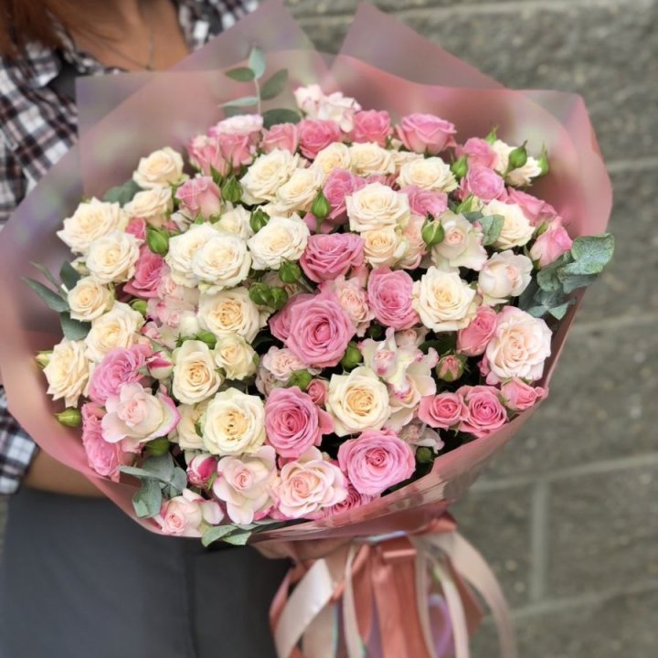 21 кустовая роза в Кемерово