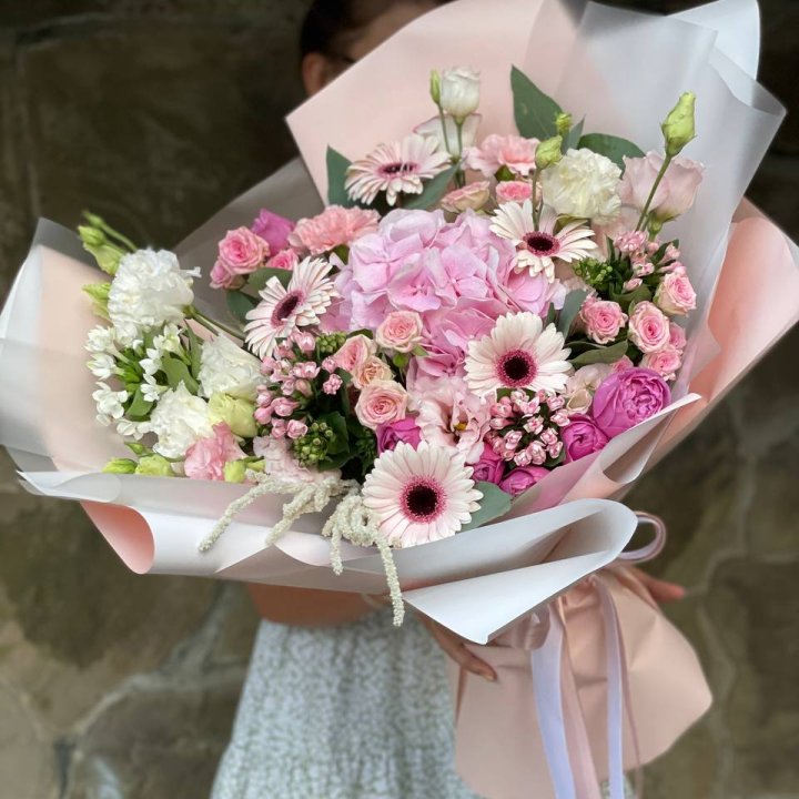 Авторский букет Пич в Кемерово
