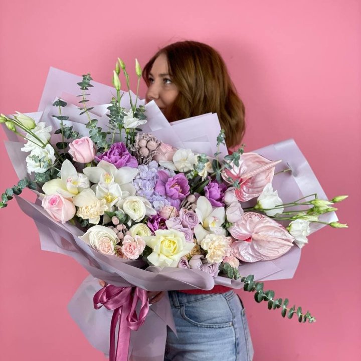 Дизайнерский букет "Вероника" в Кемерово