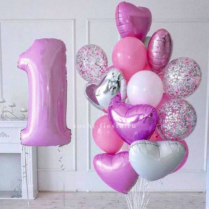 Набор шаров "С днем рождения" в Кемерово