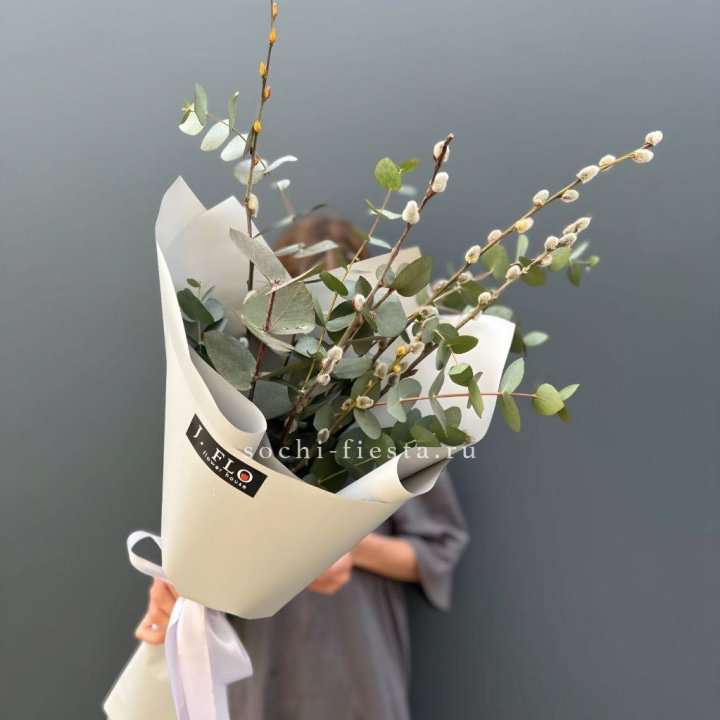 Букет Вербы и Эвкалипта в Кемерово