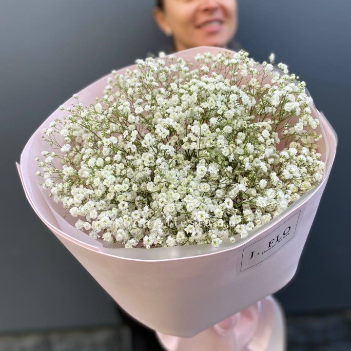 11 белых гипсофил в фоамиране в Кемерово