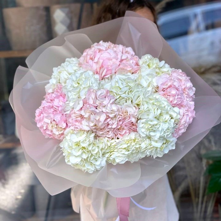 Букет гортензий № 3 в Кемерово