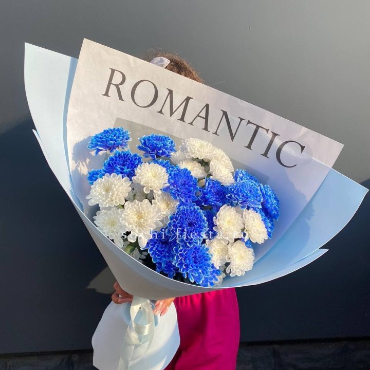 Букет кустовых хризантем  в Кемерово