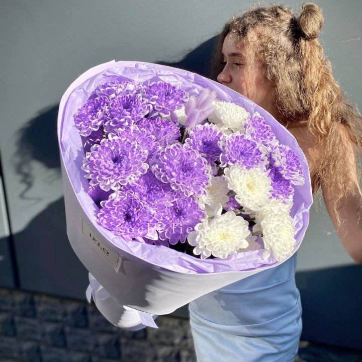  Букет хризантем "Сирена" в Кемерово