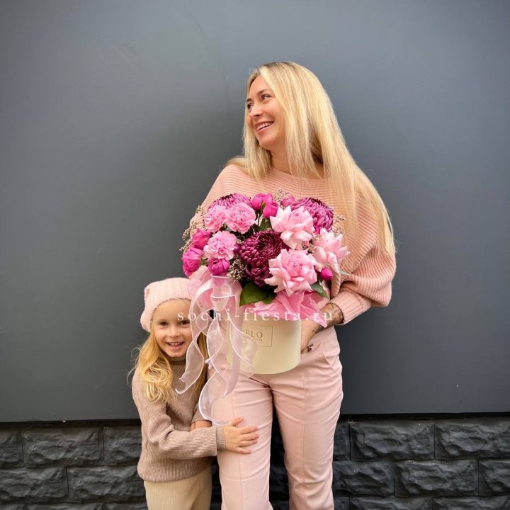 Цветочный бокс "Альба" в Кемерово