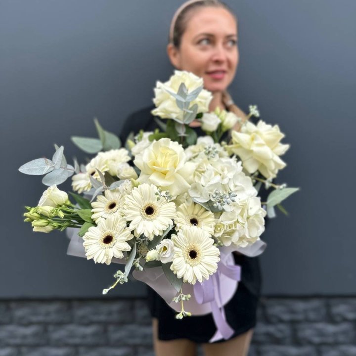 Цветочный бокс "Лавандовый сон" в Кемерово