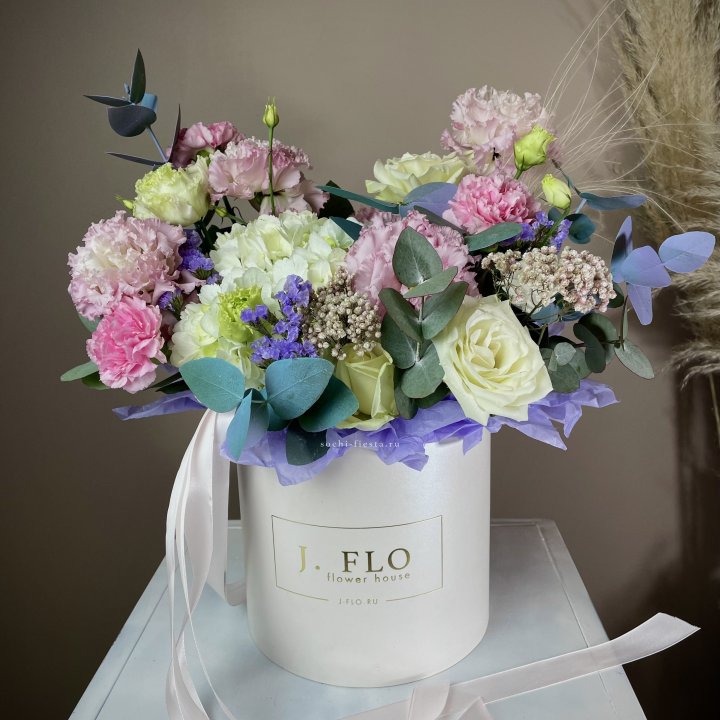 Цветочная коробка "Ода" в Кемерово