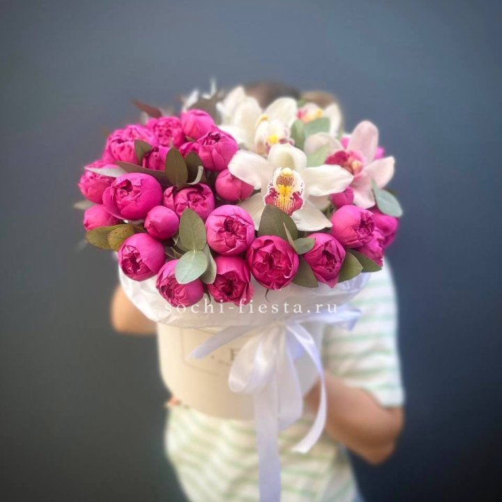 Бокс дуо мисти и орхидеи в Кемерово