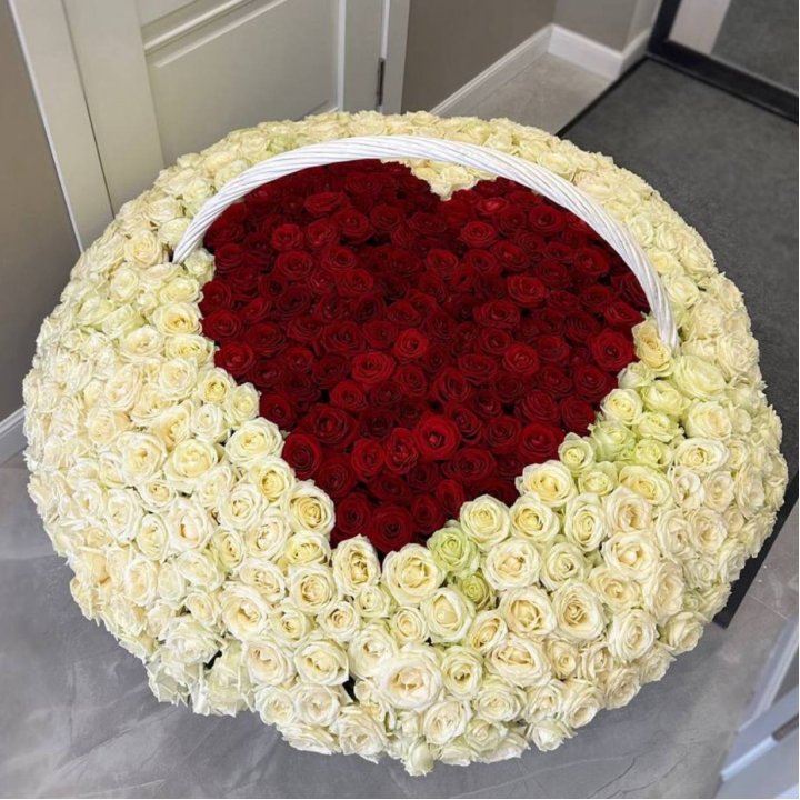 501 роза сердце в Кемерово