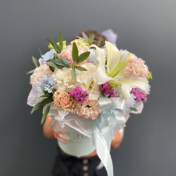 Дизайнерский цилиндр "Лилия" в Кемерово