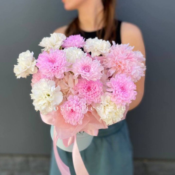 Коробка с цветами "Фиона" в Кемерово