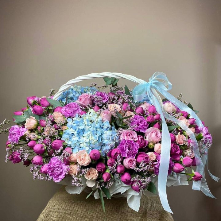 Авторская корзина "Лавандерия" в Кемерово