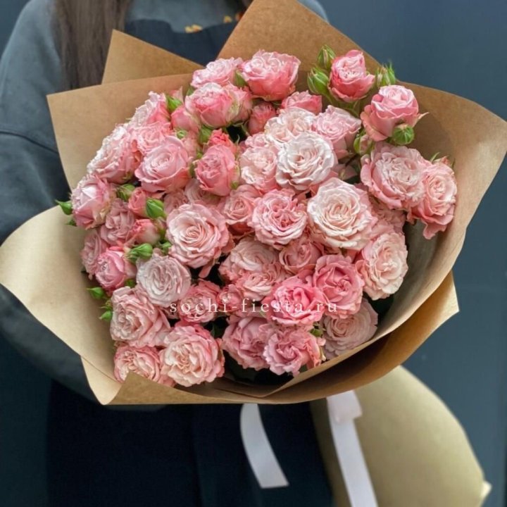 Пионовидные розы Bombastic №2 в Кемерово