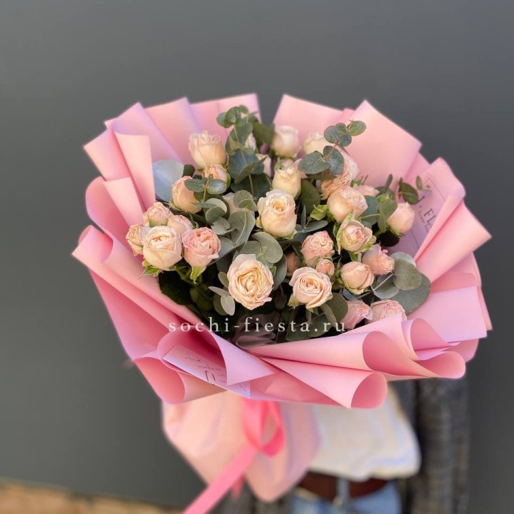 Букет пионовидных роз Cute Love в Кемерово