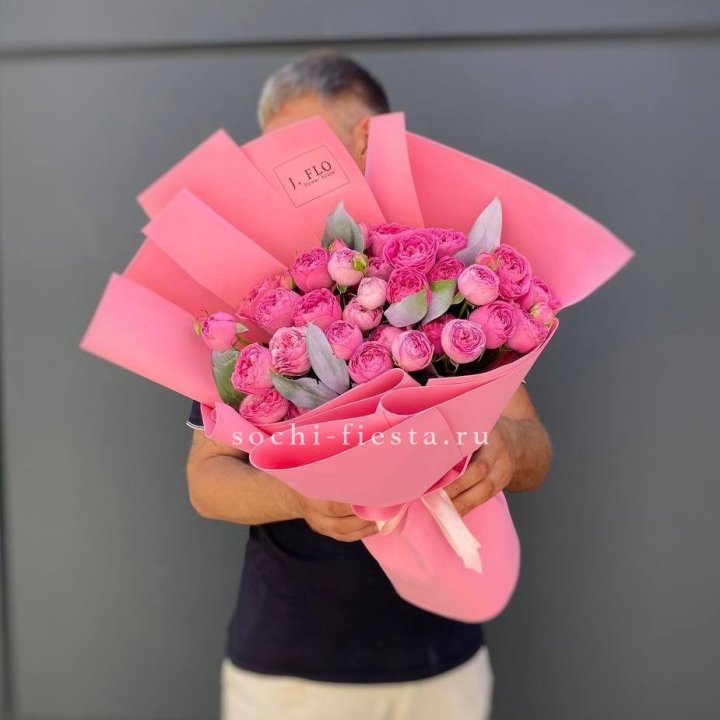 Пионовидные розы баблс №2 в Кемерово