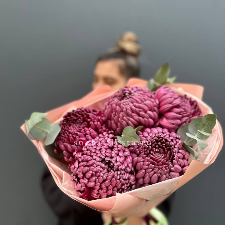 Хризантемы  Бигуди  в Кемерово