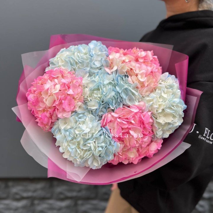 Букет гортензий "Тоника №2" в Кемерово