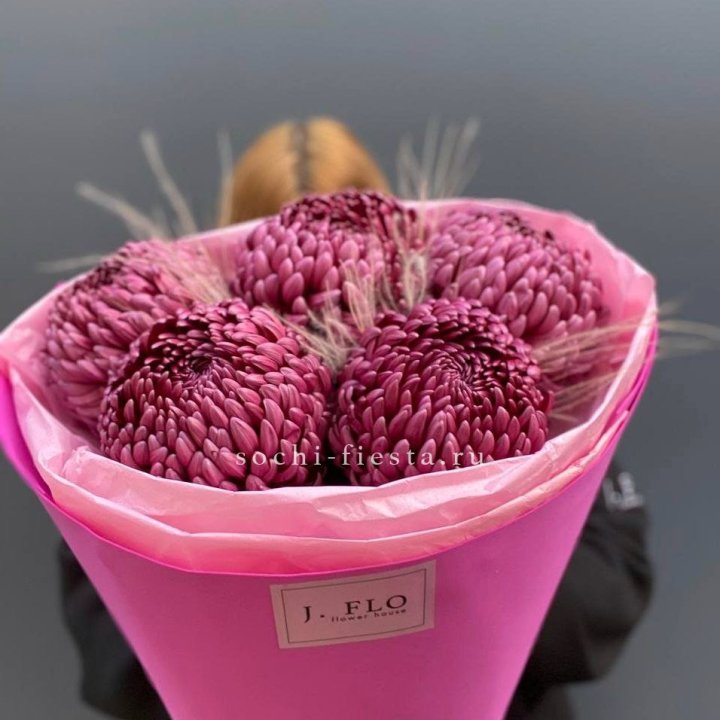 Хризантемы  Бигуди с стифой в Кемерово